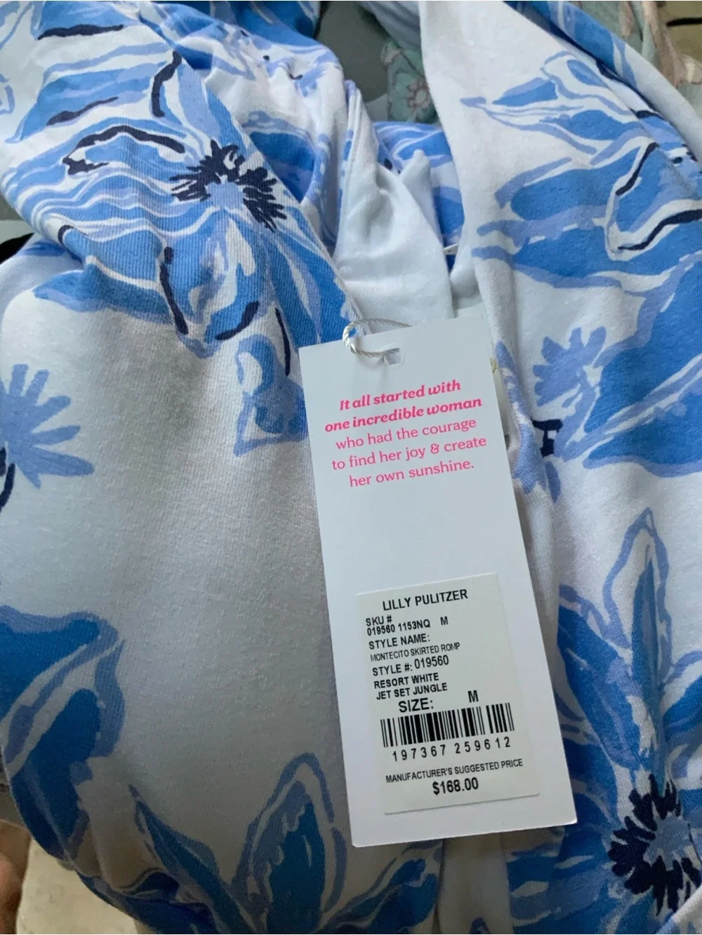 Lilly Pulitzer skirted romper